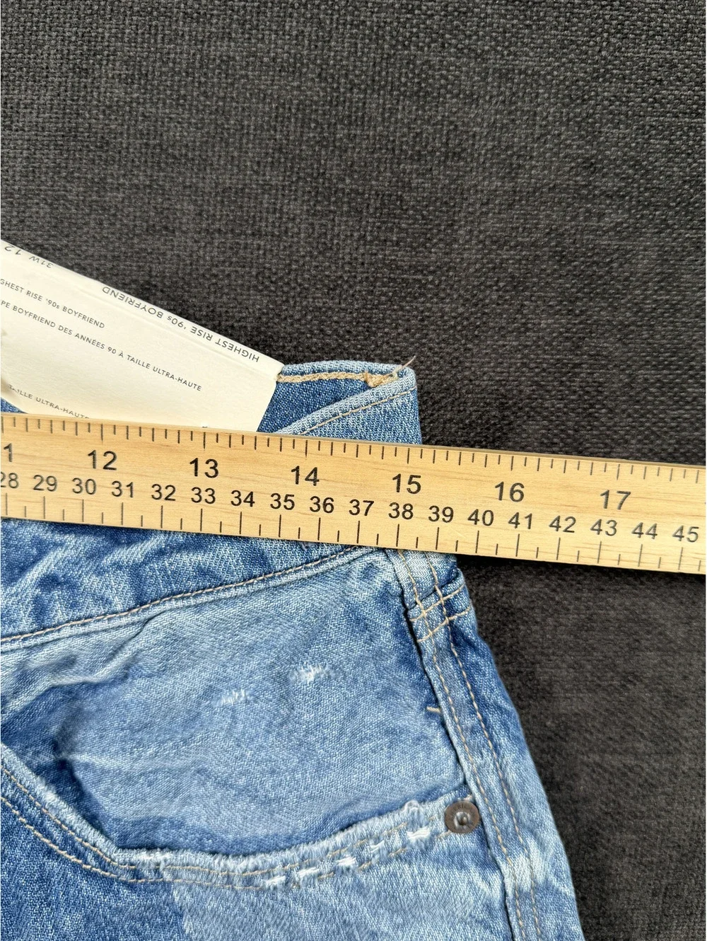 American Eagle Highest Rise 90s Boyfriend Denim Shorts US 12